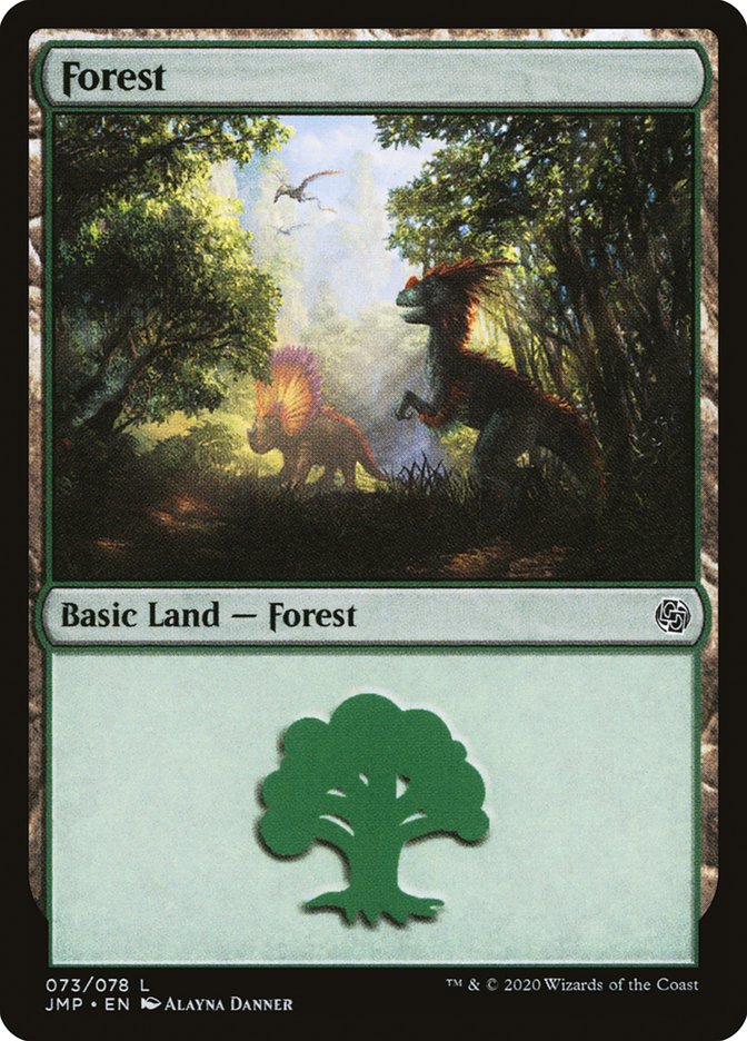 Forest (73) [Jumpstart] MTG Single Magic: The Gathering    | Red Claw Gaming