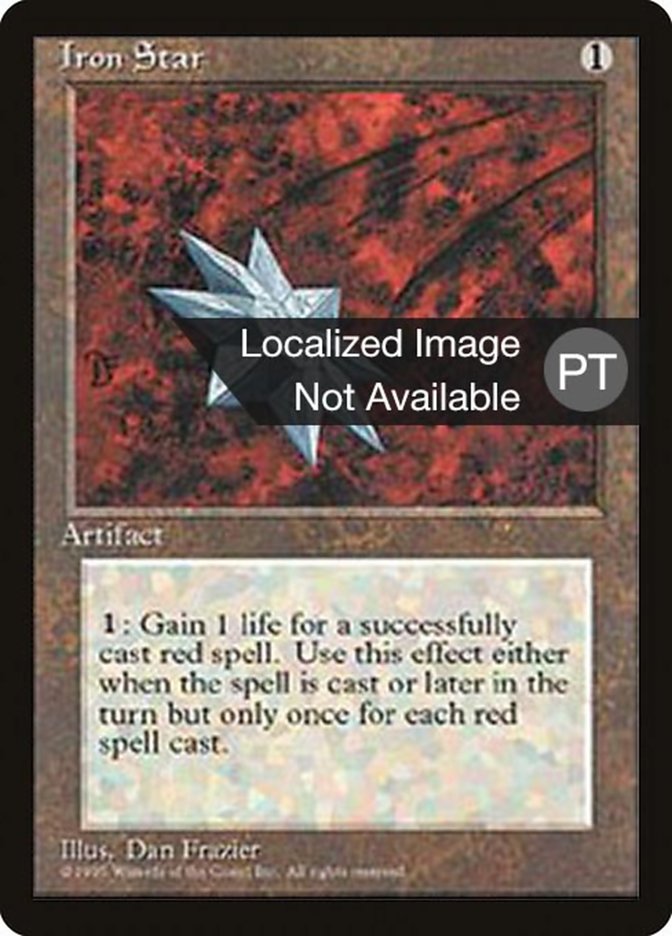 Iron Star [Fourth Edition (Foreign Black Border)] MTG Single Magic: The Gathering    | Red Claw Gaming