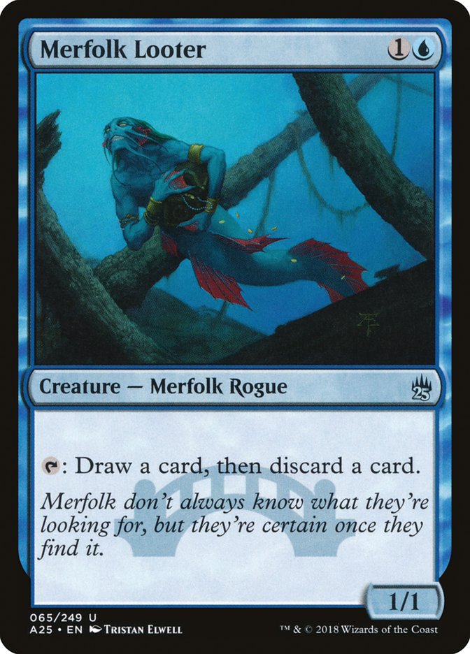 Merfolk Looter [Masters 25] MTG Single Magic: The Gathering    | Red Claw Gaming