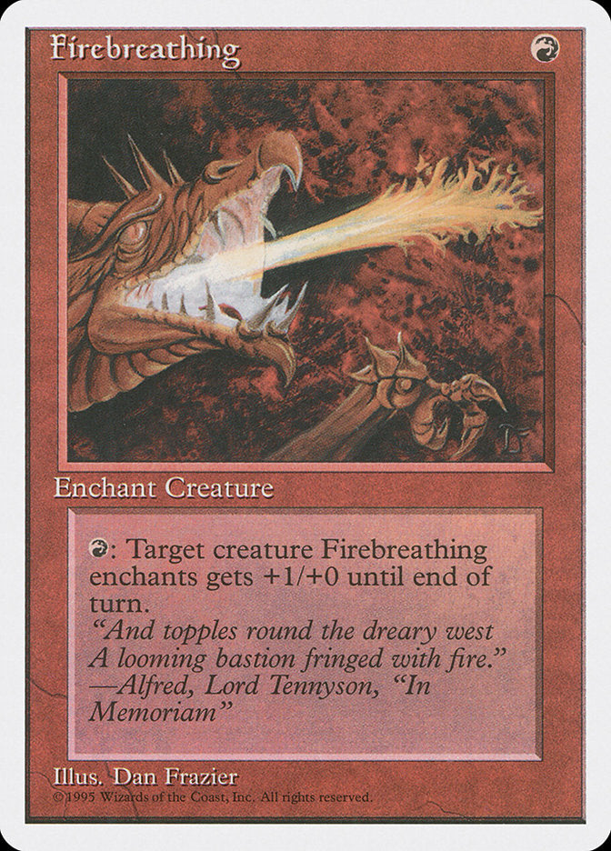 Firebreathing [Fourth Edition] MTG Single Magic: The Gathering    | Red Claw Gaming