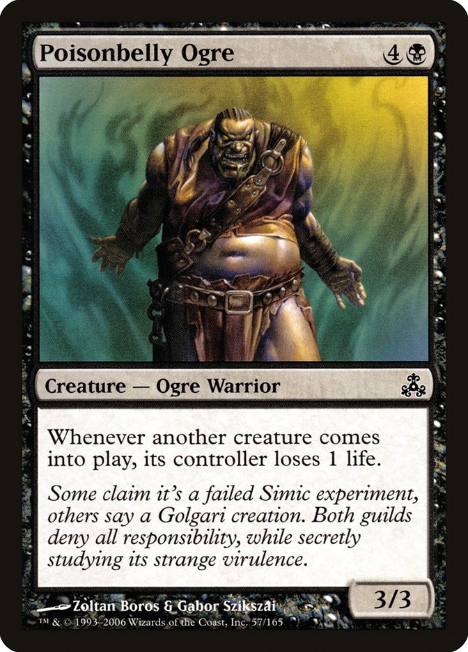 Poisonbelly Ogre [Guildpact] MTG Single Magic: The Gathering    | Red Claw Gaming