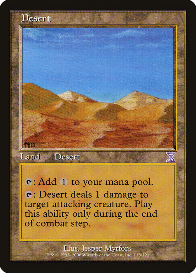 Desert [Time Spiral Timeshifted] MTG Single Magic: The Gathering    | Red Claw Gaming