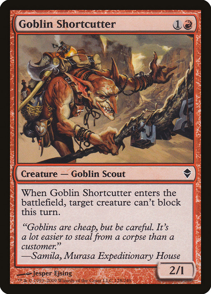 Goblin Shortcutter [Zendikar] MTG Single Magic: The Gathering    | Red Claw Gaming