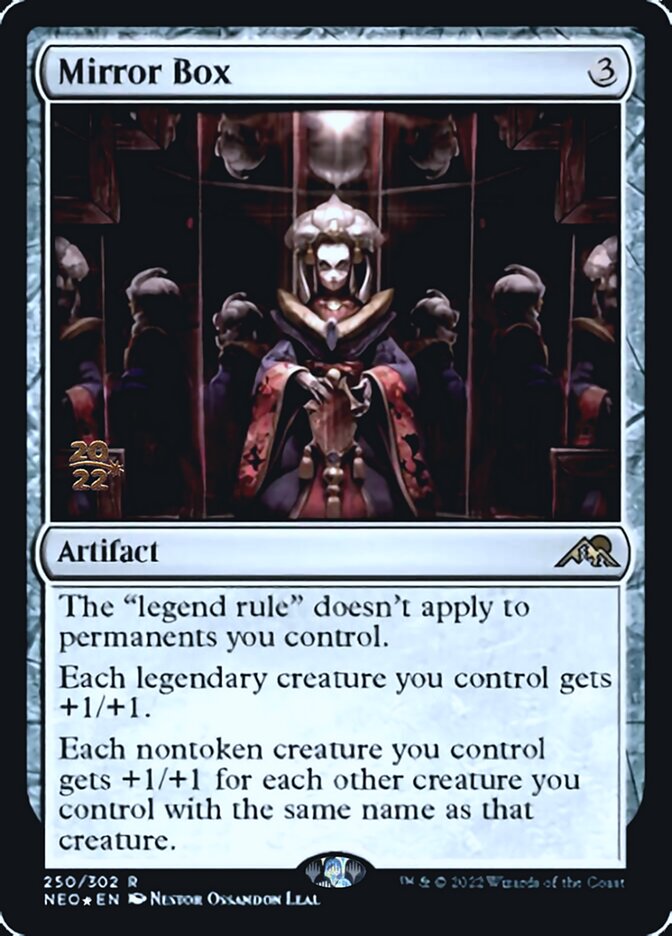 Mirror Box [Kamigawa: Neon Dynasty Prerelease Promos] MTG Single Magic: The Gathering    | Red Claw Gaming