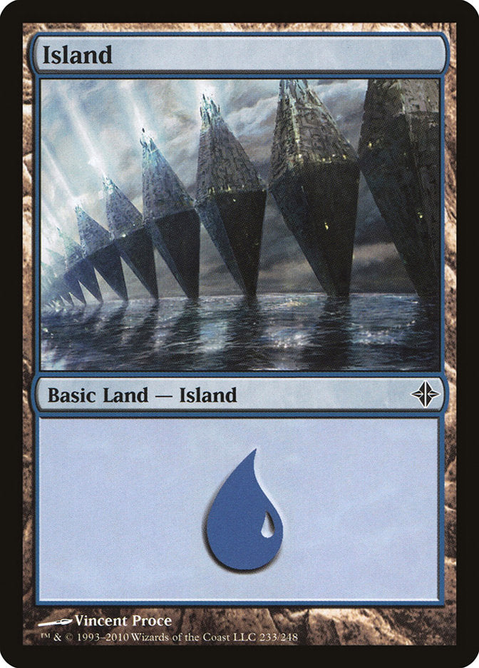 Island (233) [Rise of the Eldrazi] MTG Single Magic: The Gathering    | Red Claw Gaming
