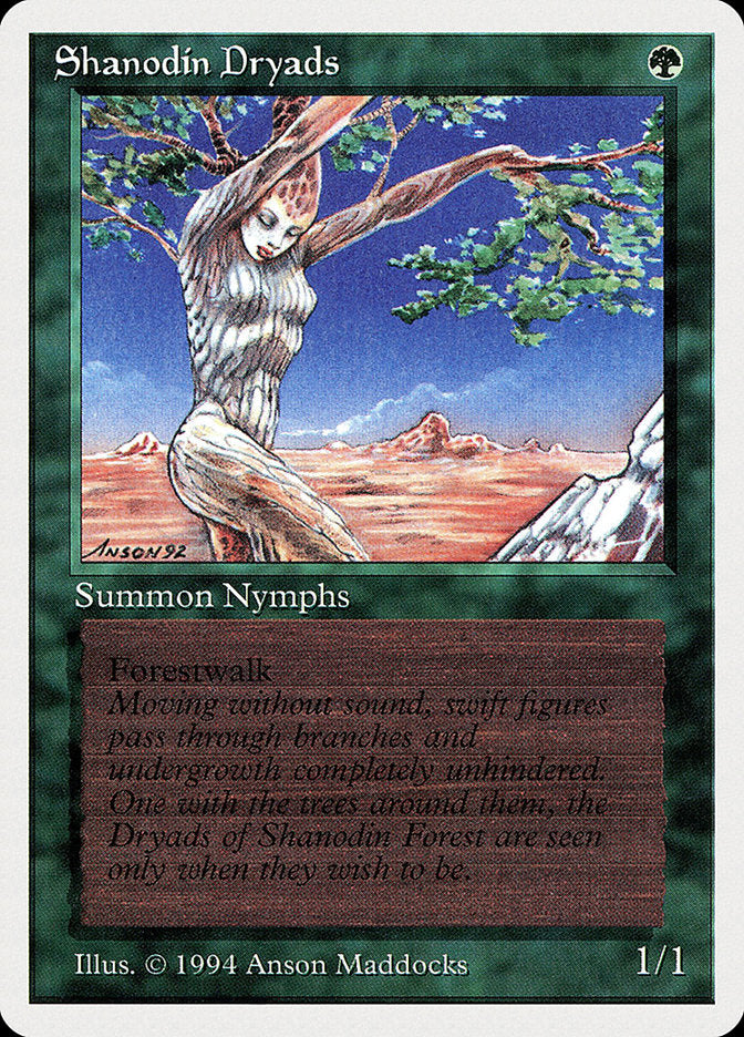 Shanodin Dryads [Summer Magic / Edgar] MTG Single Magic: The Gathering    | Red Claw Gaming
