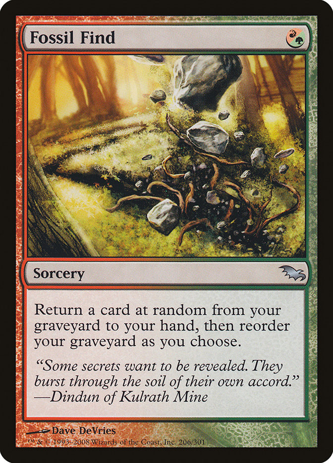 Fossil Find [Shadowmoor] MTG Single Magic: The Gathering    | Red Claw Gaming