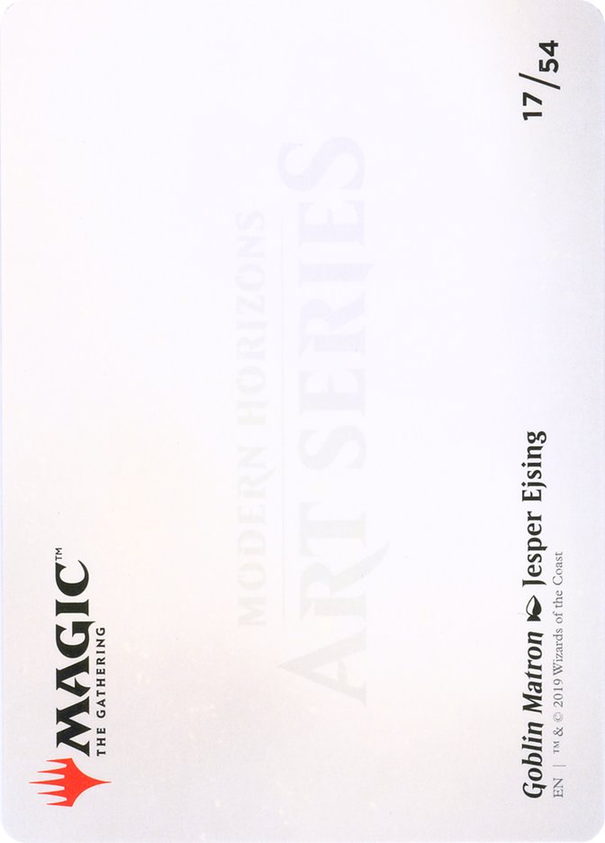 Goblin Matron // Goblin Matron [Modern Horizons Art Series] MTG Single Magic: The Gathering    | Red Claw Gaming