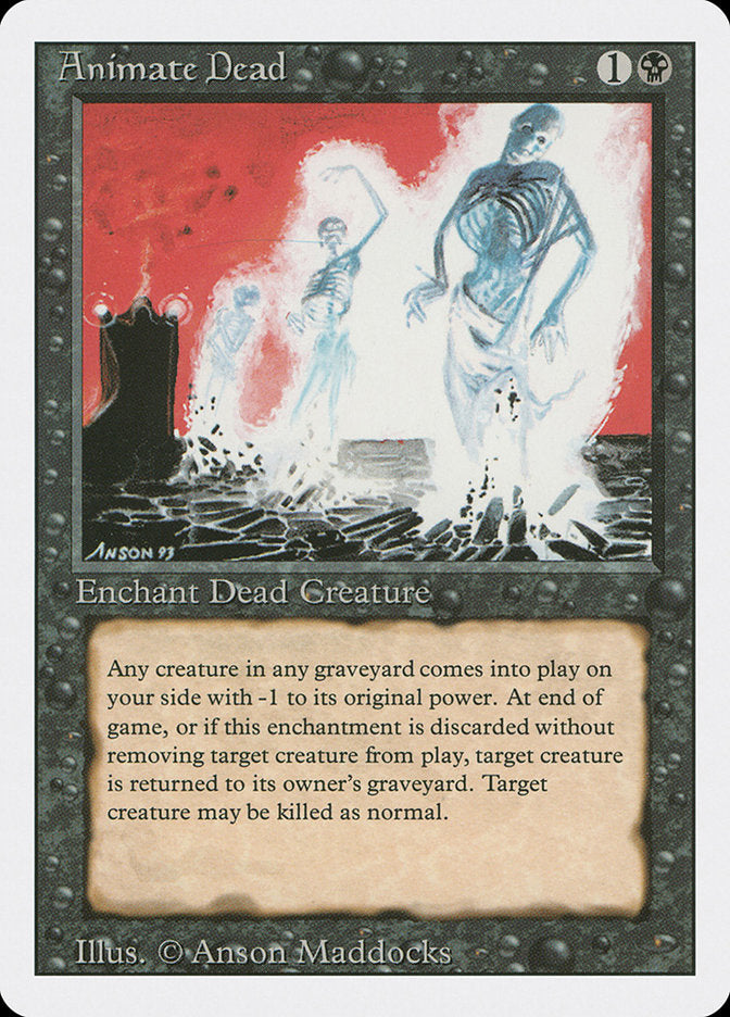 Animate Dead [Revised Edition] MTG Single Magic: The Gathering    | Red Claw Gaming