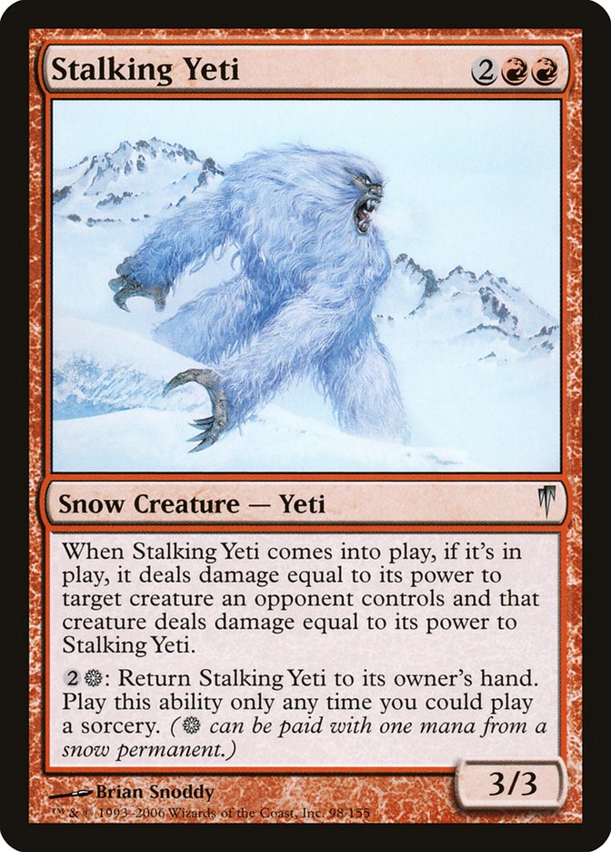 Stalking Yeti [Coldsnap] MTG Single Magic: The Gathering    | Red Claw Gaming