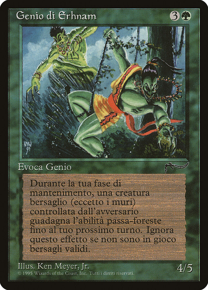 Erhnam Djinn (Italian) - "Genio di Erhnam" [Rinascimento] MTG Single Magic: The Gathering    | Red Claw Gaming
