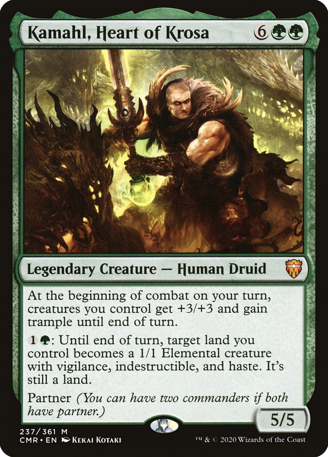 Kamahl, Heart of Krosa [Commander Legends] MTG Single Magic: The Gathering    | Red Claw Gaming