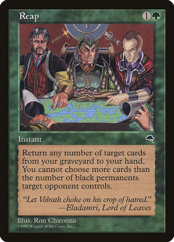 Reap [Tempest] MTG Single Magic: The Gathering    | Red Claw Gaming