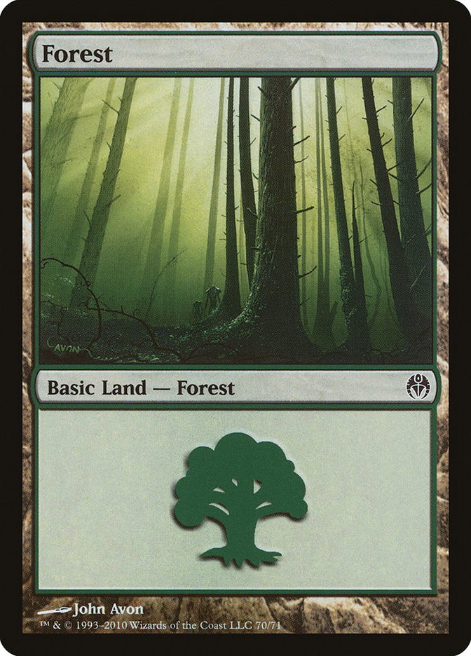 Forest (70) [Duel Decks: Phyrexia vs. the Coalition] MTG Single Magic: The Gathering    | Red Claw Gaming