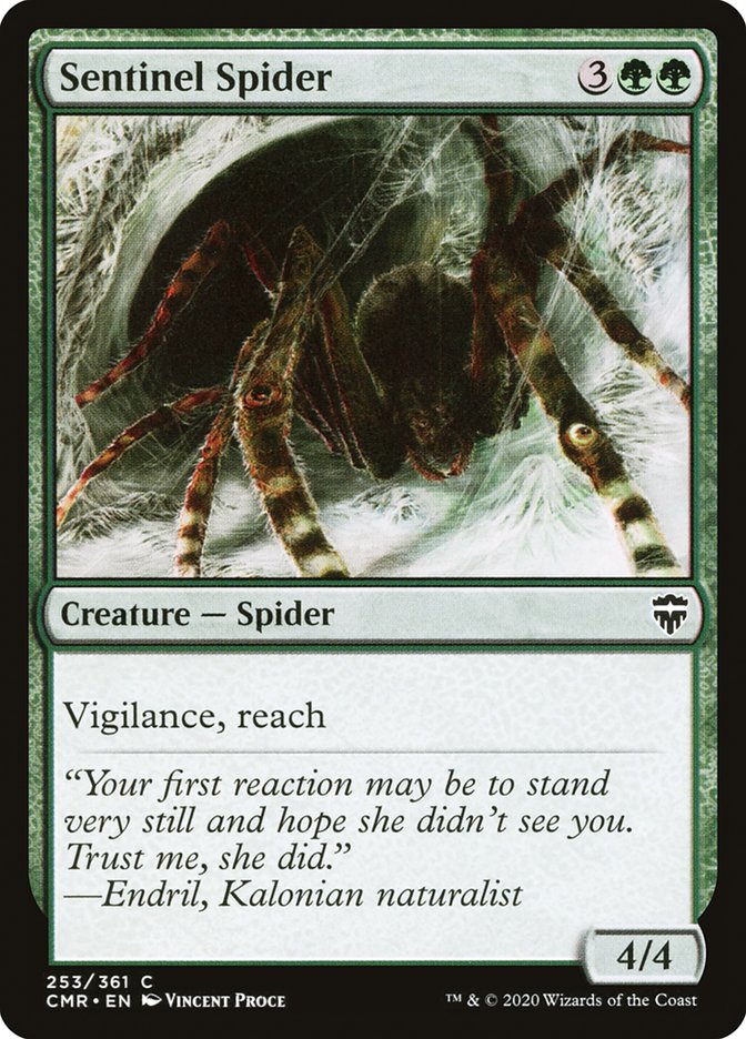 Sentinel Spider [Commander Legends] MTG Single Magic: The Gathering    | Red Claw Gaming