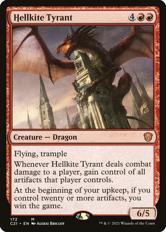 Hellkite Tyrant [Commander 2021] MTG Single Magic: The Gathering    | Red Claw Gaming