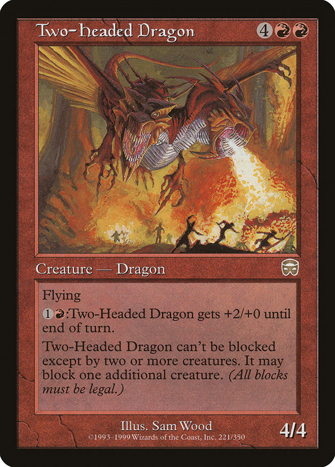 Two-Headed Dragon [Mercadian Masques] MTG Single Magic: The Gathering    | Red Claw Gaming