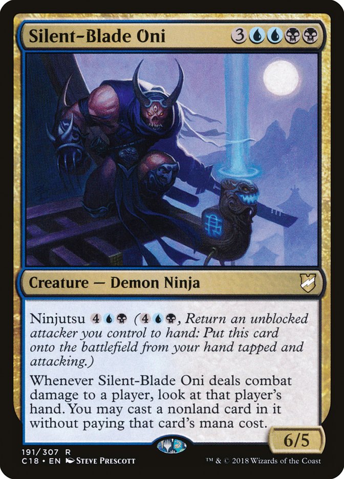 Silent-Blade Oni [Commander 2018] MTG Single Magic: The Gathering    | Red Claw Gaming