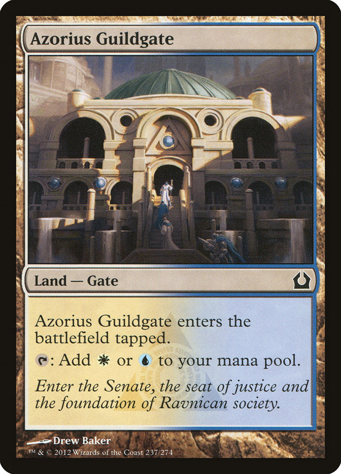 Azorius Guildgate [Return to Ravnica] MTG Single Magic: The Gathering    | Red Claw Gaming