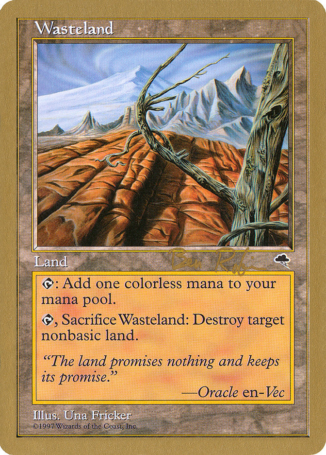 Wasteland (Ben Rubin) [World Championship Decks 1998] MTG Single Magic: The Gathering    | Red Claw Gaming