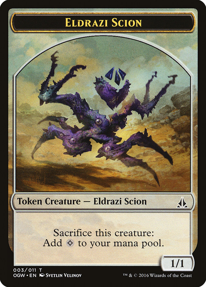 Eldrazi Scion Token (003/011) [Oath of the Gatewatch Tokens] MTG Single Magic: The Gathering    | Red Claw Gaming