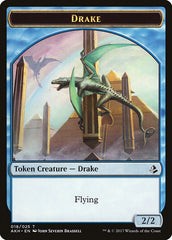 Angel of Sanctions // Drake Double-Sided Token [Amonkhet Tokens] MTG Single Magic: The Gathering    | Red Claw Gaming