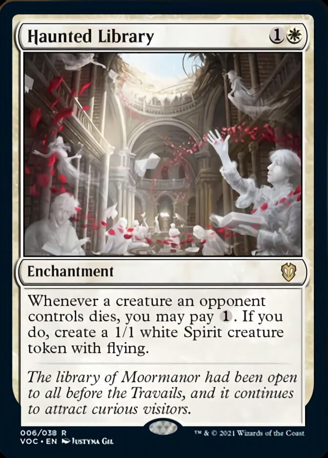 Haunted Library [Innistrad: Crimson Vow Commander] MTG Single Magic: The Gathering    | Red Claw Gaming
