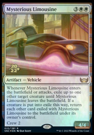 Mysterious Limousine [Streets of New Capenna Prerelease Promos] MTG Single Magic: The Gathering    | Red Claw Gaming