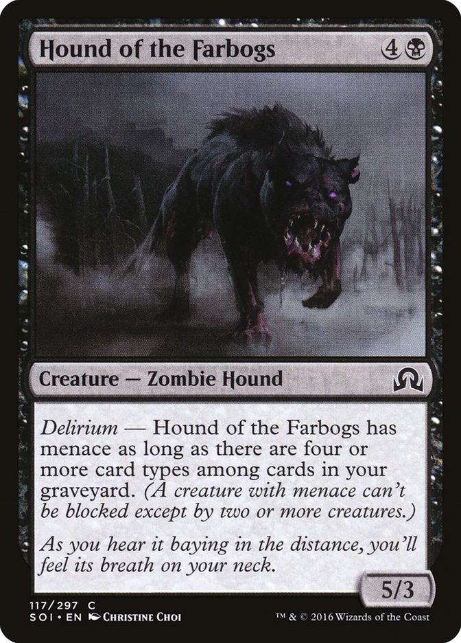 Hound of the Farbogs [Shadows over Innistrad] MTG Single Magic: The Gathering    | Red Claw Gaming