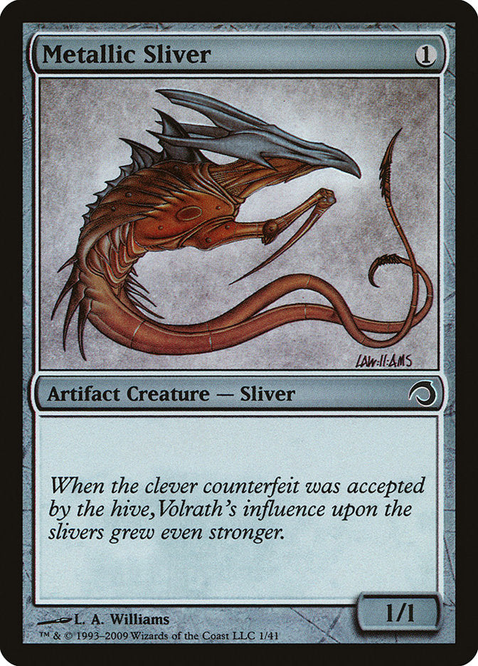 Metallic Sliver [Premium Deck Series: Slivers] MTG Single Magic: The Gathering    | Red Claw Gaming