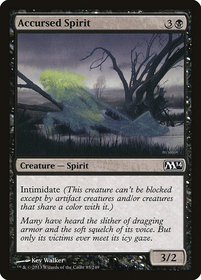 Accursed Spirit [Magic 2014] MTG Single Magic: The Gathering    | Red Claw Gaming