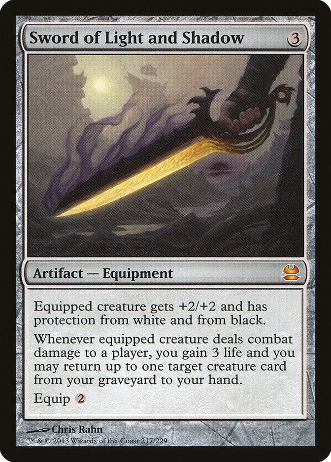 Sword of Light and Shadow [Modern Masters] MTG Single Magic: The Gathering    | Red Claw Gaming