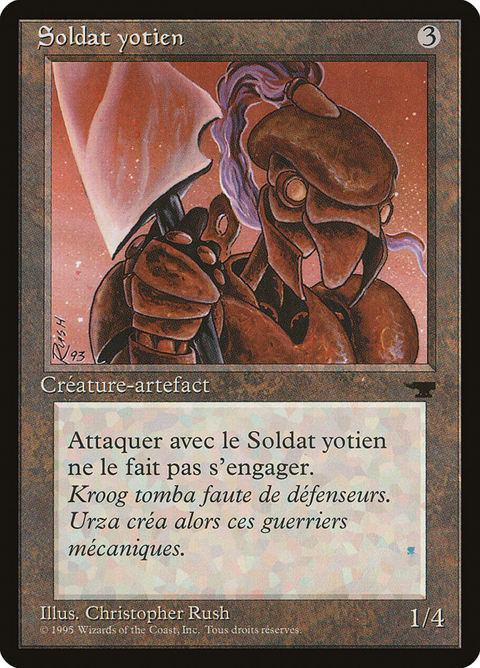 Yotian Soldier (French) - "Soldat yotien" [Renaissance] MTG Single Magic: The Gathering    | Red Claw Gaming