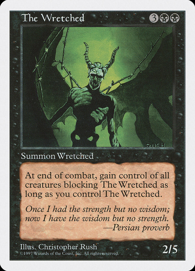 The Wretched [Fifth Edition] MTG Single Magic: The Gathering    | Red Claw Gaming