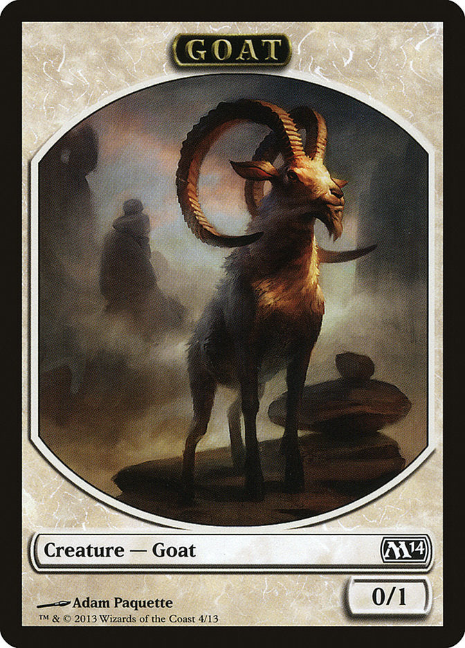 Goat Token [Magic 2014 Tokens] MTG Single Magic: The Gathering    | Red Claw Gaming