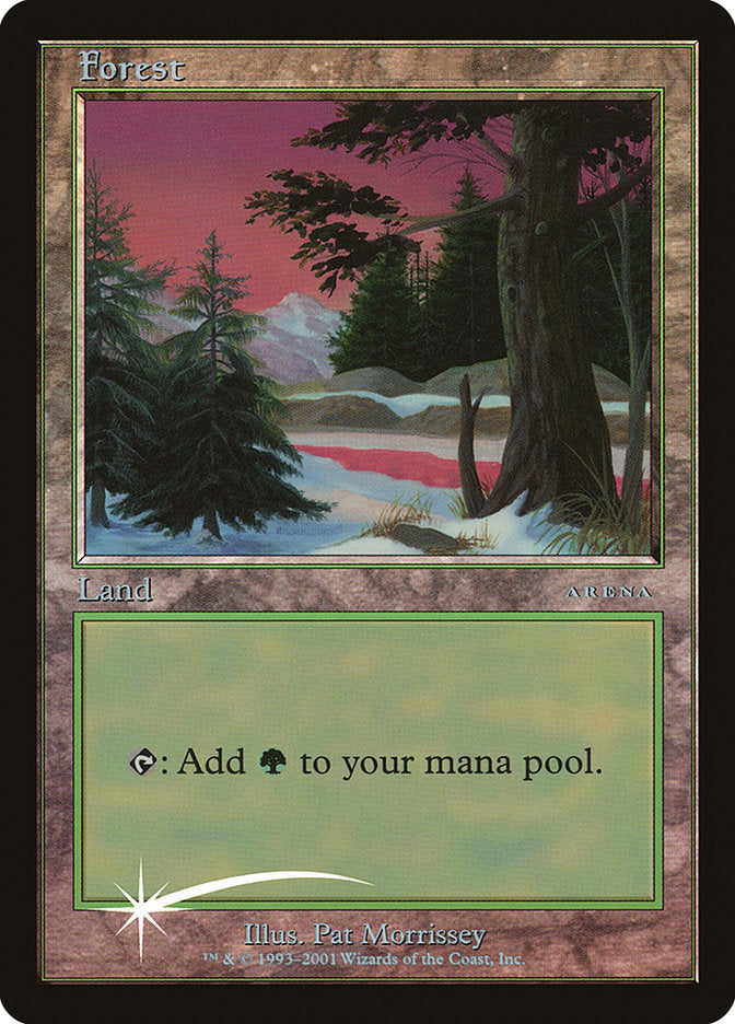 Forest (1) [Arena League 2001] MTG Single Magic: The Gathering    | Red Claw Gaming
