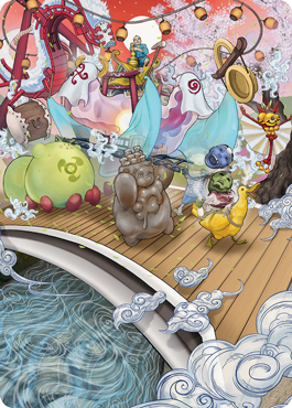 March of Otherworldly Light Art Card [Kamigawa: Neon Dynasty Art Series] MTG Single Magic: The Gathering    | Red Claw Gaming