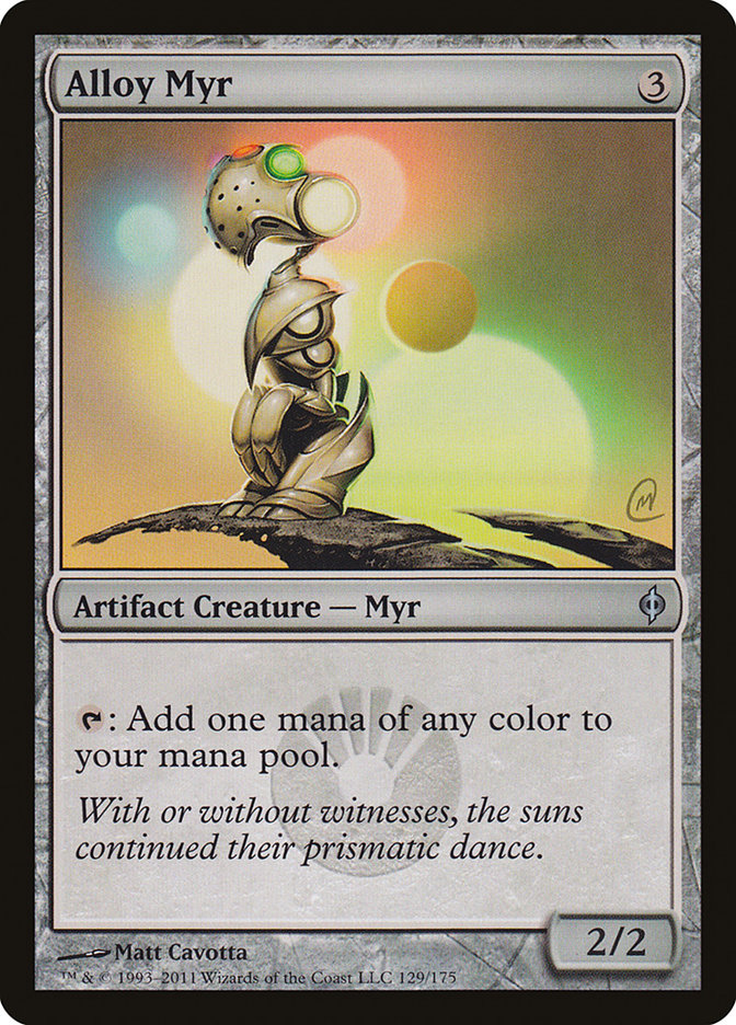 Alloy Myr [New Phyrexia] MTG Single Magic: The Gathering    | Red Claw Gaming