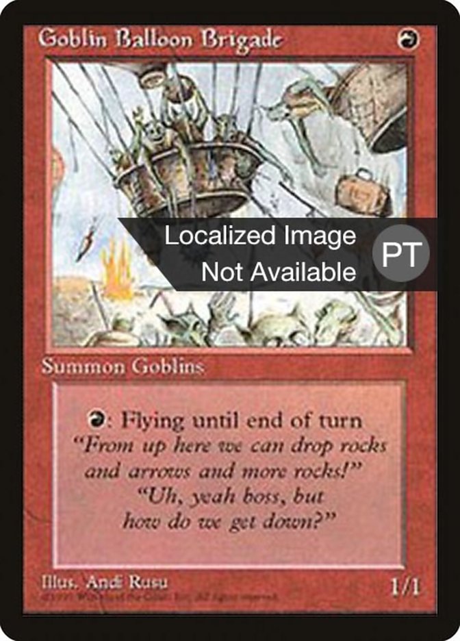 Goblin Balloon Brigade [Fourth Edition (Foreign Black Border)] MTG Single Magic: The Gathering    | Red Claw Gaming