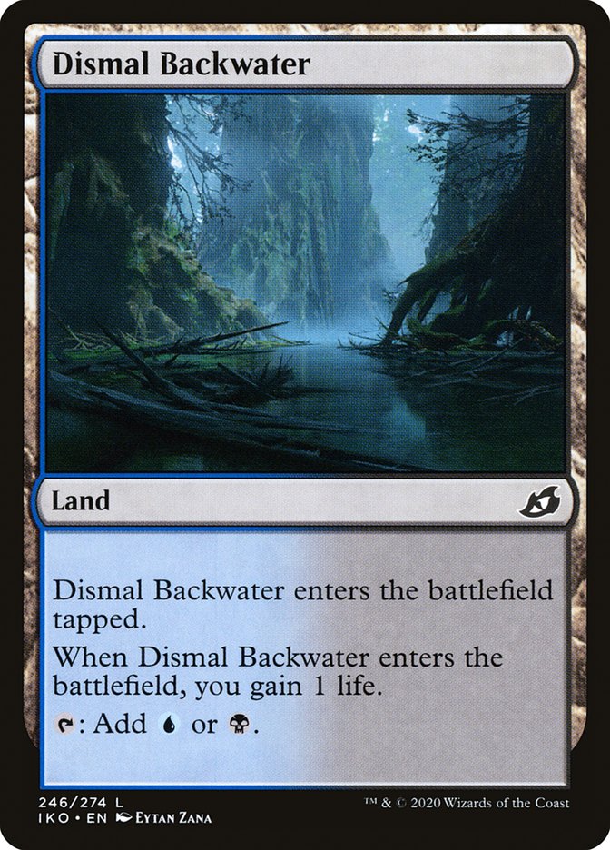 Dismal Backwater [Ikoria: Lair of Behemoths] MTG Single Magic: The Gathering    | Red Claw Gaming