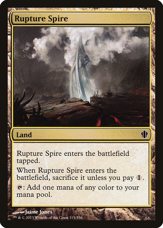 Rupture Spire [Commander 2013] MTG Single Magic: The Gathering    | Red Claw Gaming