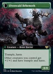 Ulvenwald Oddity // Ulvenwald Behemoth (Extended Art) [Innistrad: Crimson Vow] MTG Single Magic: The Gathering    | Red Claw Gaming