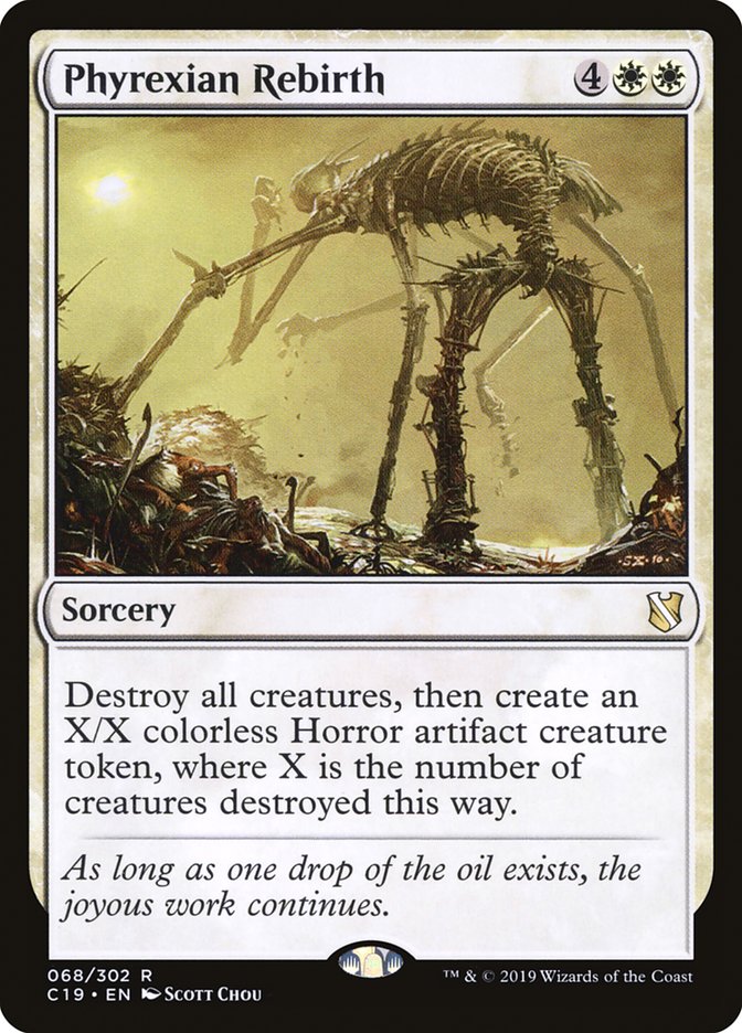 Phyrexian Rebirth [Commander 2019] MTG Single Magic: The Gathering    | Red Claw Gaming