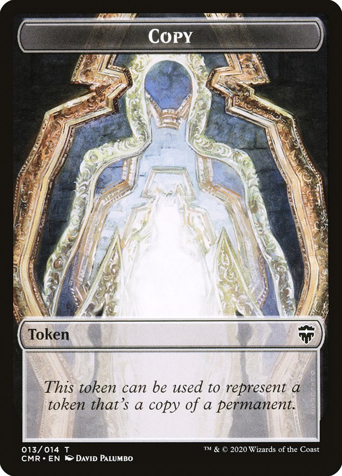 Copy (013) // Horror Double-Sided Token [Commander Legends Tokens] MTG Single Magic: The Gathering    | Red Claw Gaming