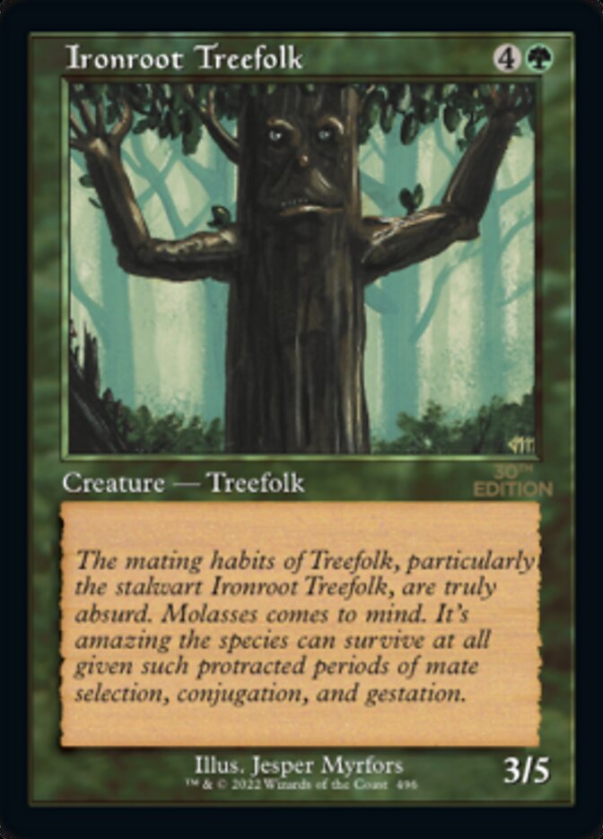 Ironroot Treefolk (Retro) [30th Anniversary Edition] MTG Single Magic: The Gathering    | Red Claw Gaming