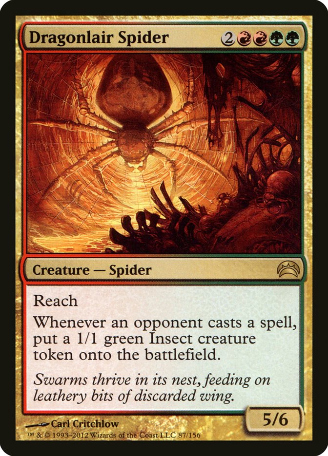 Dragonlair Spider [Planechase 2012] MTG Single Magic: The Gathering    | Red Claw Gaming