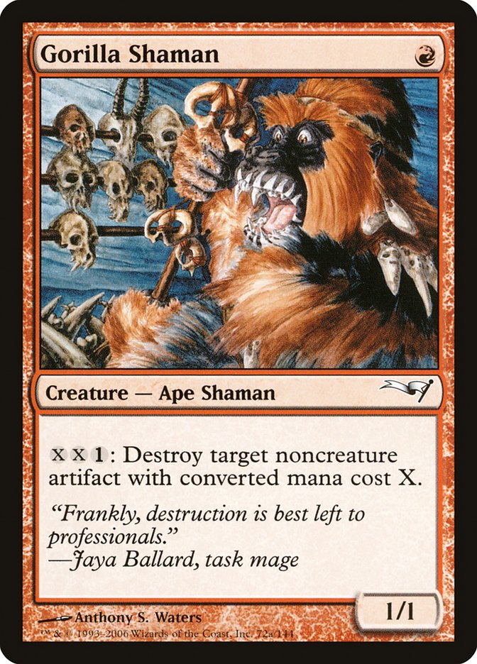 Gorilla Shaman [Coldsnap Theme Decks] MTG Single Magic: The Gathering    | Red Claw Gaming