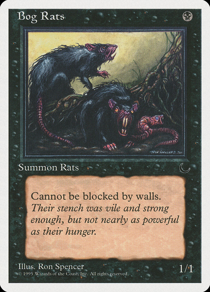 Bog Rats [Chronicles] MTG Single Magic: The Gathering    | Red Claw Gaming