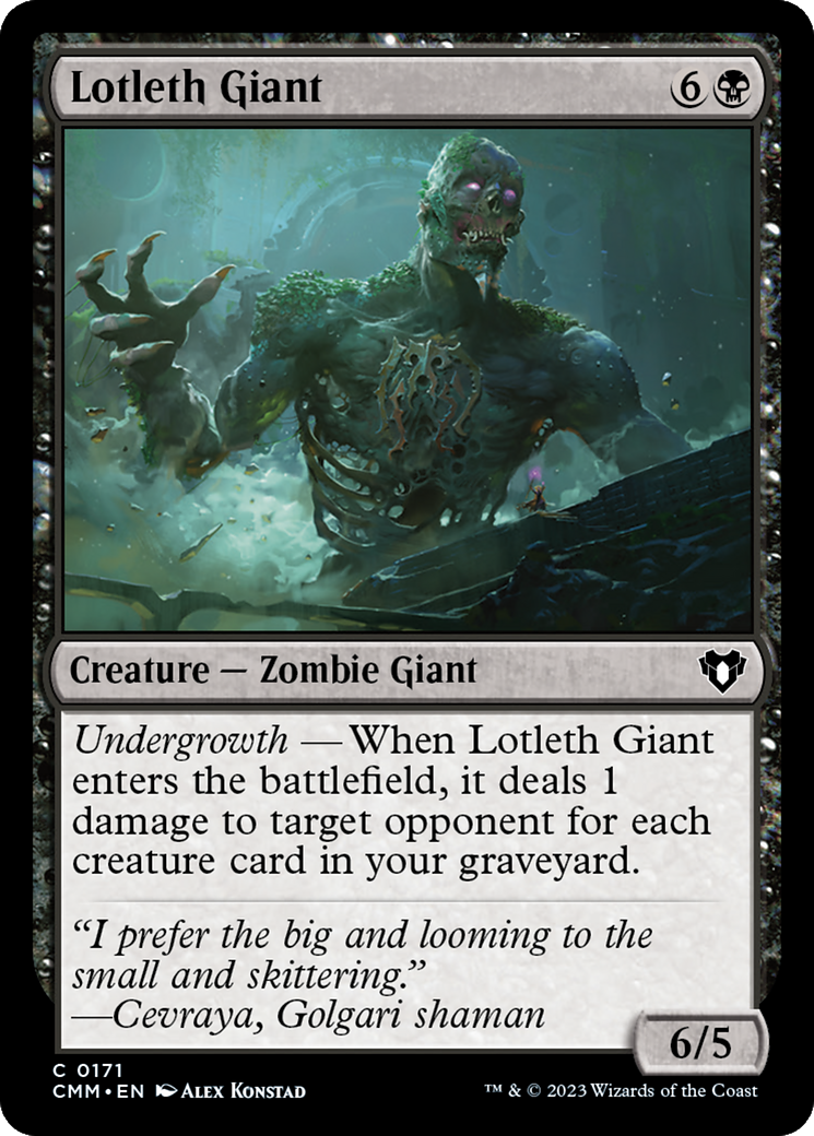 Lotleth Giant [Commander Masters] MTG Single Magic: The Gathering    | Red Claw Gaming
