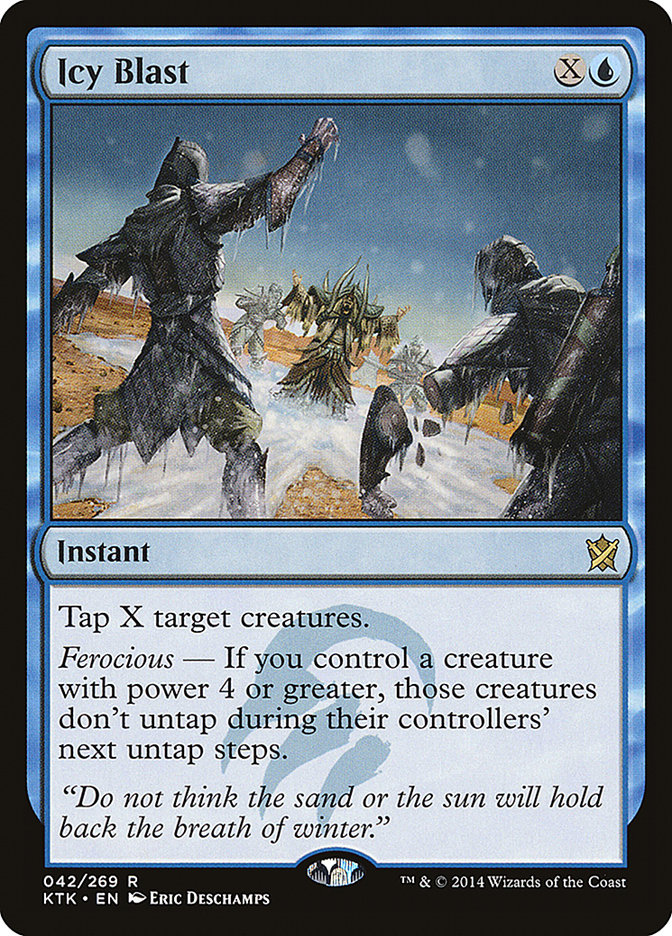 Icy Blast [Khans of Tarkir] MTG Single Magic: The Gathering    | Red Claw Gaming